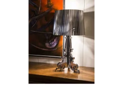 Lampada da tavolo bourgie argento con dimmer Kartell