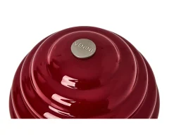 Lampada da tavolo deco luce vetro di murano rosso Venini