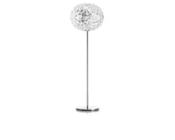 Lampada da terra planet con dimmer colore cristallo Kartell