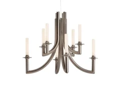 Lampadario khan colore bronzo opaco Kartell