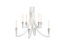 Lampadario khan colore trasparente Kartell