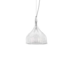 Lampada sospensione e' trasparente Kartell