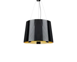 Lampada sospensione gè nero e oro Kartell