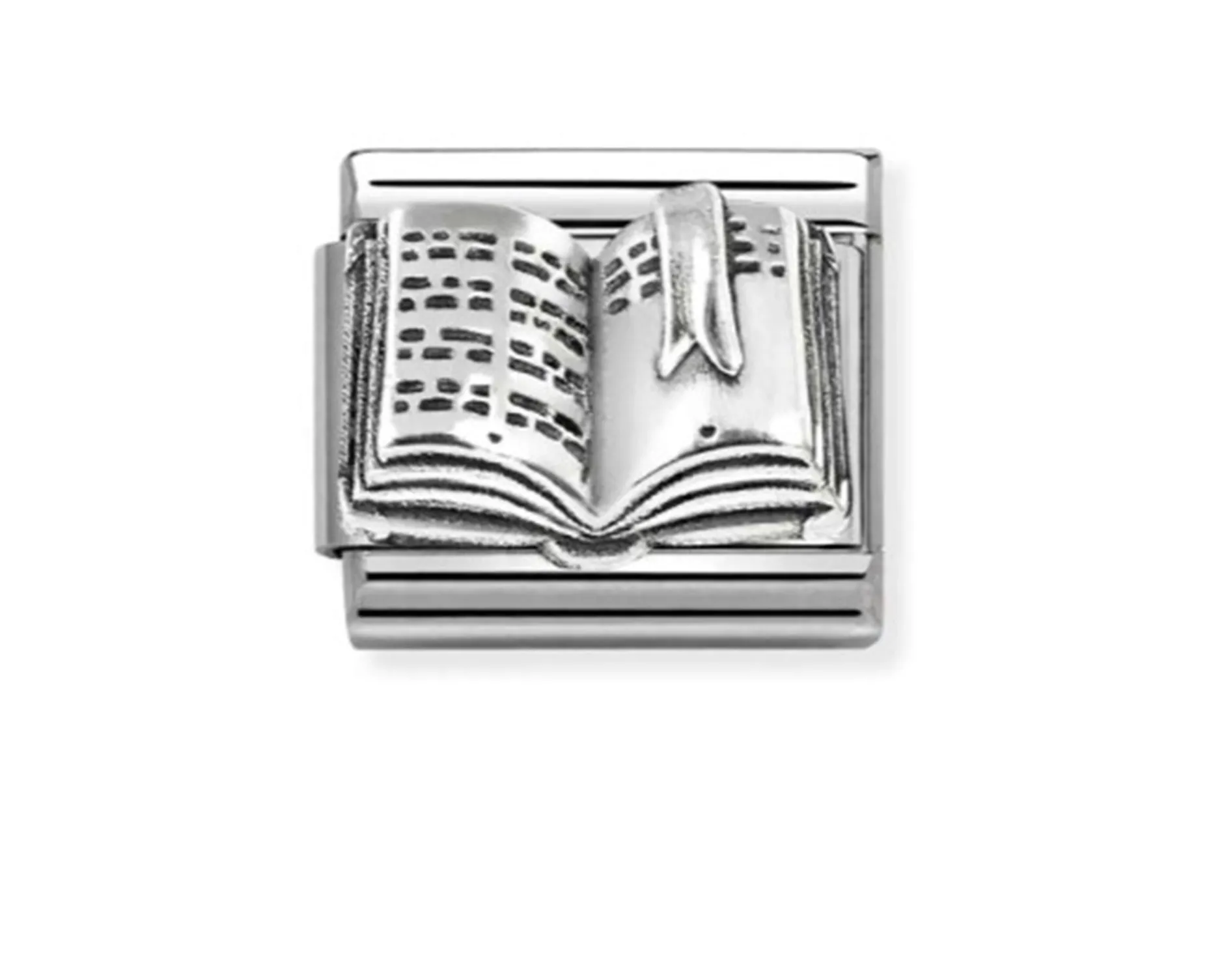 Libro composable acciaio e argento Nomination