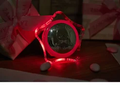 Luce notturna orsetto argento pvd stella rosa Selezione zanolli