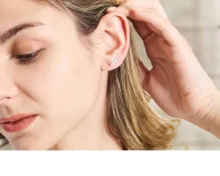 Mono orecchino crazy argento con zirconi bianchi Selezione zanolli