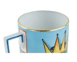 Mug il viaggio di nettuno porcellana blu mare Richard ginori