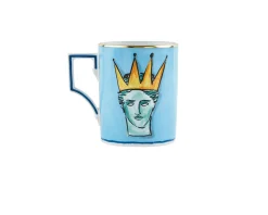 Mug il viaggio di nettuno porcellana blu mare Richard ginori