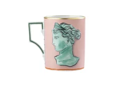 Mug il viaggio di nettuno porcellana rosa Richard ginori
