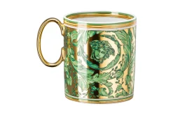 Mug medusa garland green porcellana Versace