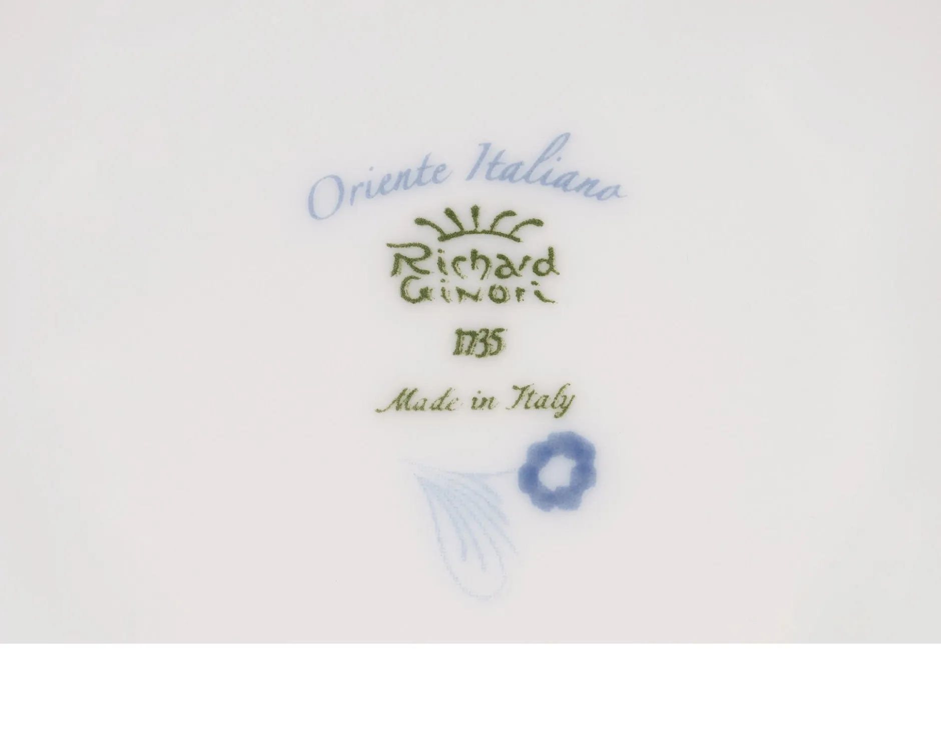 Mug oriente italiano cipria porcellana Richard ginori