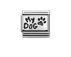 My dog composable acciaio e argento Nomination