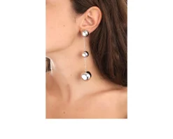 Orecchini argento con sfere lucide Selezione zanolli