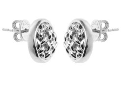 Orecchini chicco argento Unoaerre