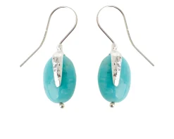 Orecchini new positano argento con amazzonite Selezione zanolli