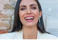Orecchini pendenti lulu argento con tondi martellati Selezione zanolli