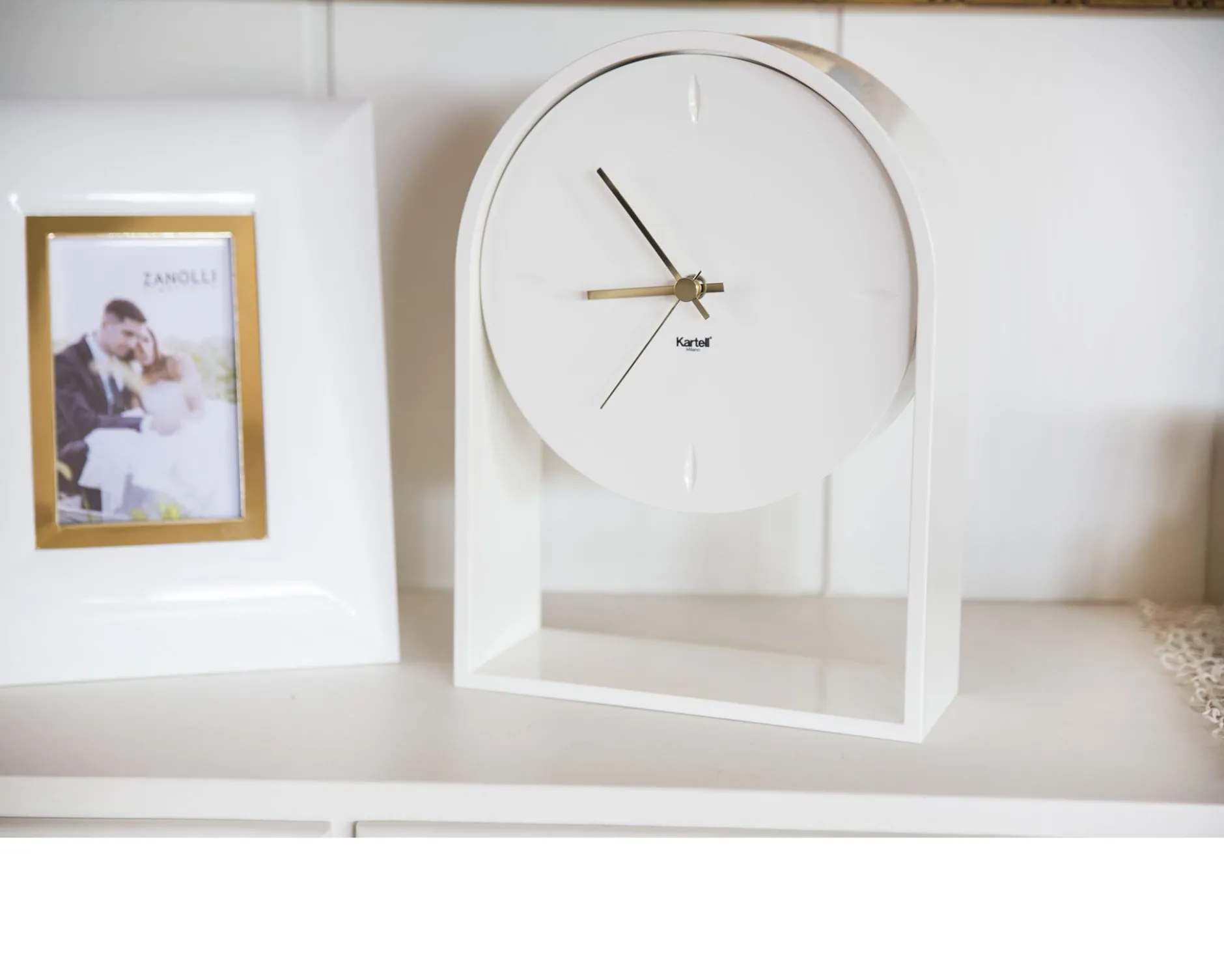 Orologio air du temps bianco Kartell