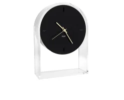 Orologio air du temps nero cristallo Kartell