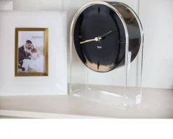 Orologio air du temps nero cristallo Kartell