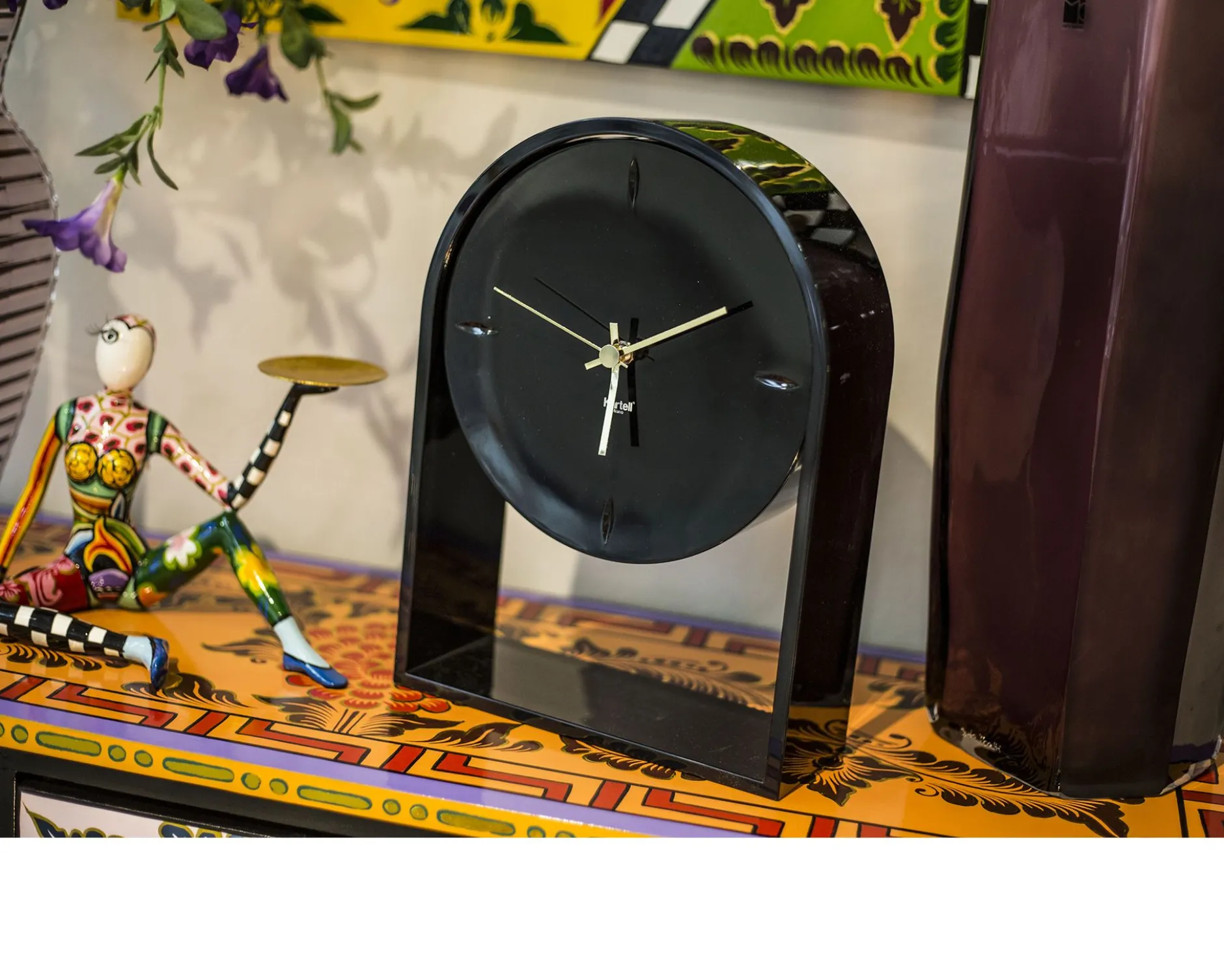Orologio air du temps nero Kartell