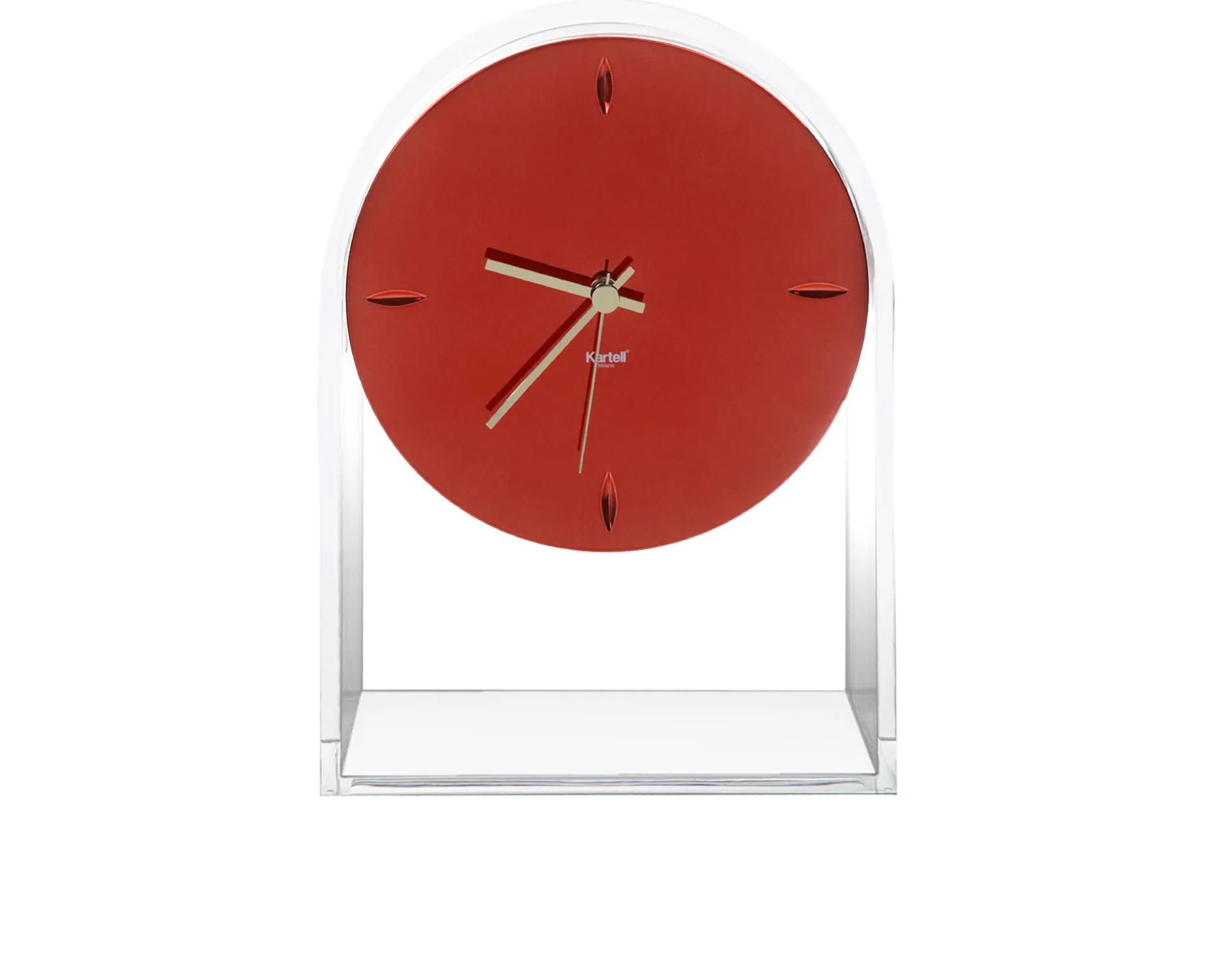 Orologio air du temps rosso cristallo Kartell