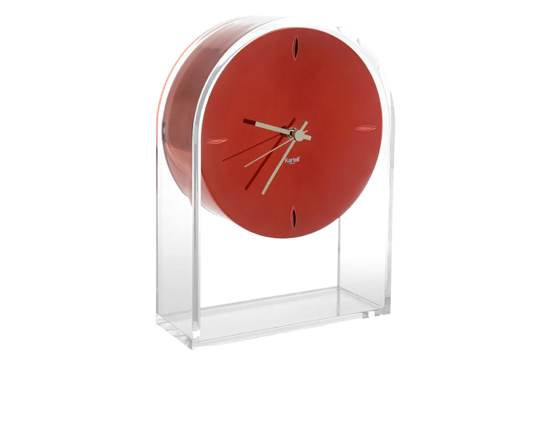 Orologio air du temps rosso cristallo Kartell