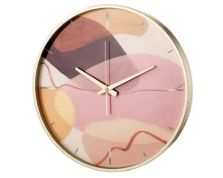 Orologio da parete dune di seta in vetro decorato L'oca nera