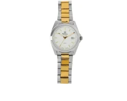 Orologio da polso donna acciaio con quadrante bianco Royal london