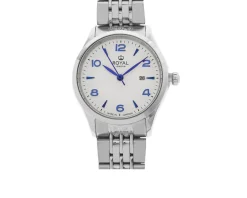 Orologio da polso donna acciaio con quadrante bianco Royal london