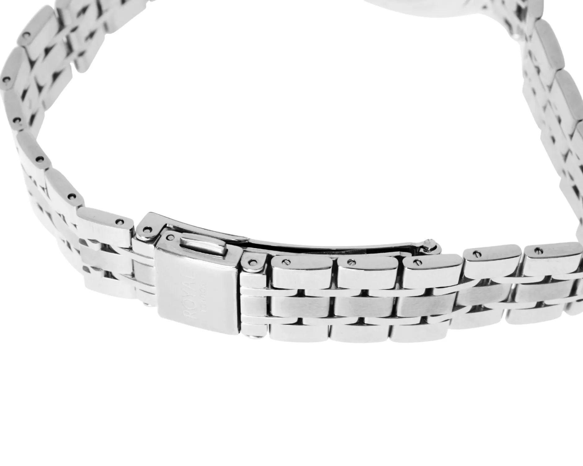 Orologio da polso donna acciaio con quadrante bianco Royal london