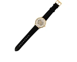 Orologio da polso uomo acciaio con movimento a vista e cinturino in pelle Royal london