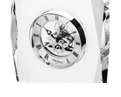 Orologio da tavolo cristallo con movimento a vista Ottaviani