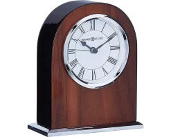 Orologio da tavolo howard miller palermo in legno e ottone Selezione zanolli