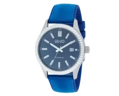 Orologio uomo interest acciaio quadrante blu e cinturino silicone blu Liu jo