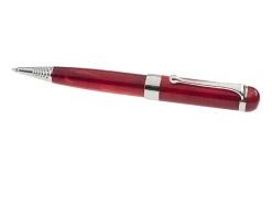 Penna a sfera alpha rossa iridescente Aurora
