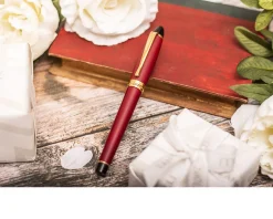 Penna roller ipsilon satin bordeaux Aurora