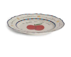 Piattino il frutto della passione porcellana mela Bitossi home