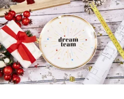 Piattino la tavola scomposta porcellana dream team Bitossi home