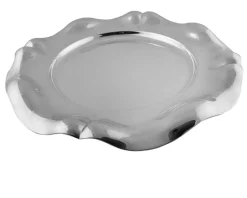 Piatto argento per punchera in stile settecento Selezione zanolli