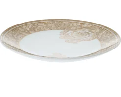 Piatto dessert barocco beige porcellana Versace