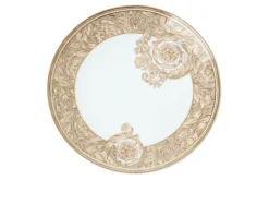 Piatto dessert barocco beige porcellana Versace