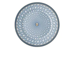 Piatto dessert signum azure porcellana Swarovski x rosenthal