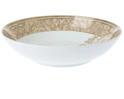 Piatto fondo barocco beige porcellana Versace
