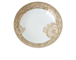 Piatto fondo barocco beige porcellana Versace