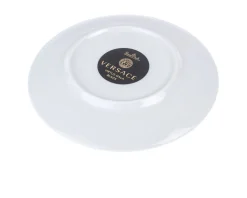 Piatto frutta virtus gala porcellana nero Versace
