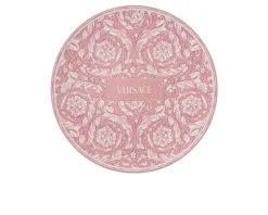 Piatto segnaposto barocco rose porcellana Versace