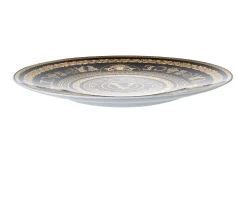 Piatto segnaposto virtus gala porcellana nero Versace