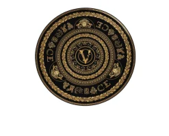 Piatto segnaposto virtus gala porcellana nero Versace