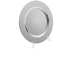 Piatto silver plated in stile cardinale Selezione zanolli