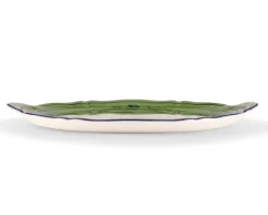 Piatto torta oriente italiano malachite porcellana Richard ginori
